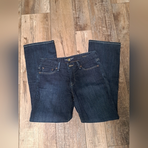 Lucky Brand Women's Blue Jeans The Sweet Jean Boot Size 6/ 28 Ankle - Picture 3 of 11